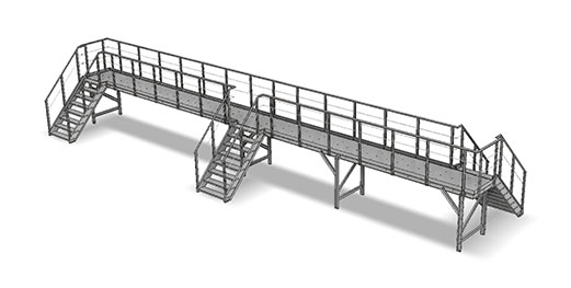 Platforms en trappen