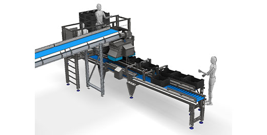 Product handling leafy greens