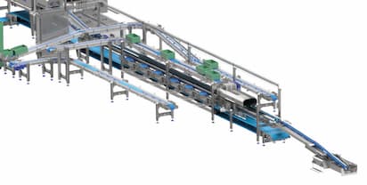 Harvest machine for head crops